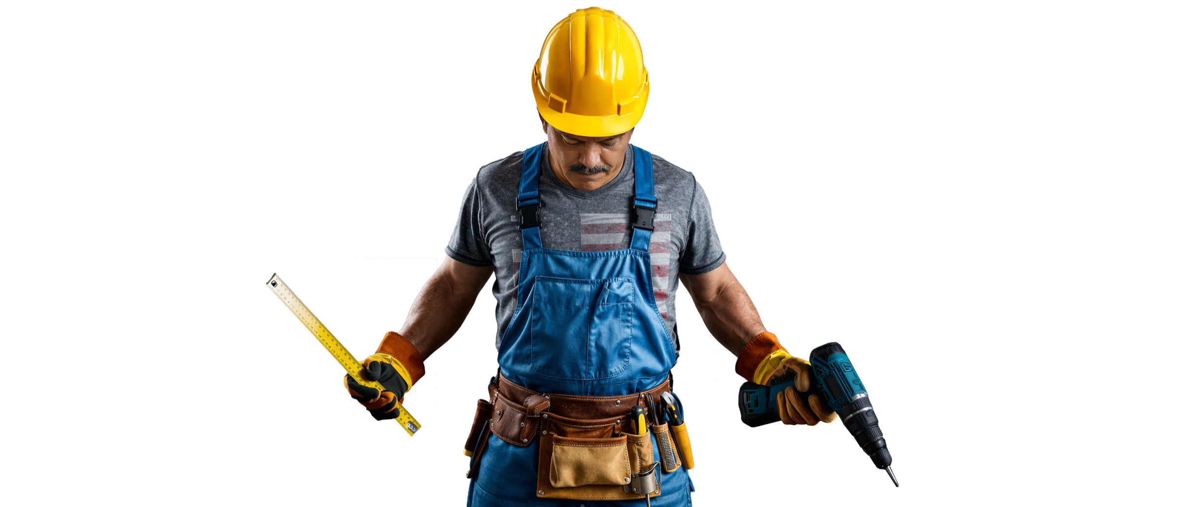 Paul Alvarez with paint bucket and brush