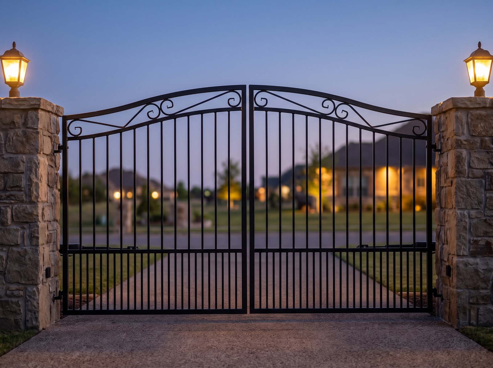 Custom Iron Security Gates